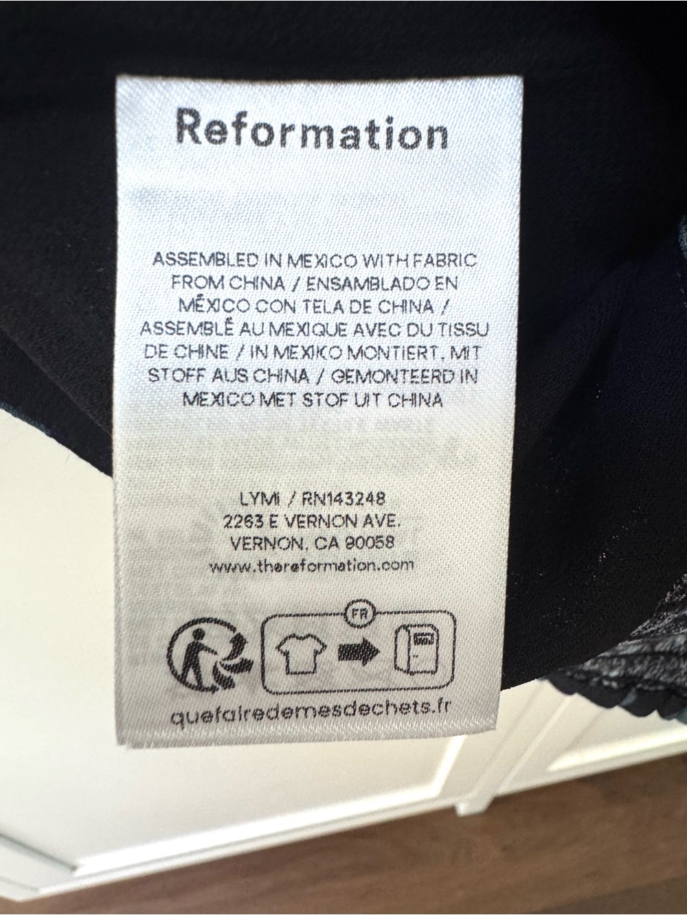 REFORMATION - NWT Hester Tank Top Cosmic Dot Polka Dot Size 2 - Picture 8 of 8